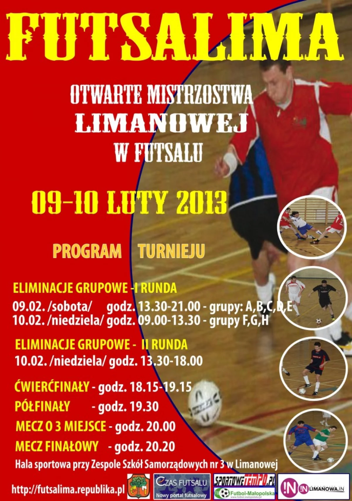 Futsalima 2013: rozlosowano grupy