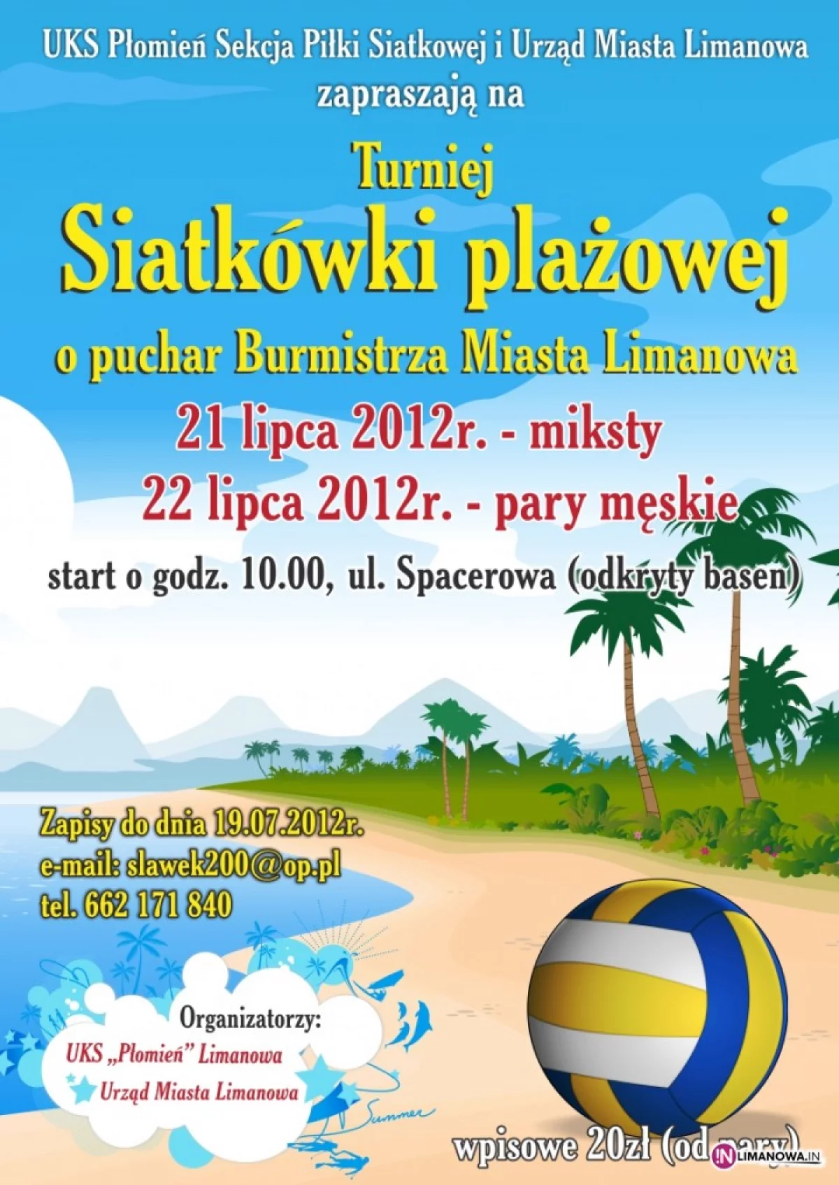 Puchar Burmistrza w siatkówce plażowej