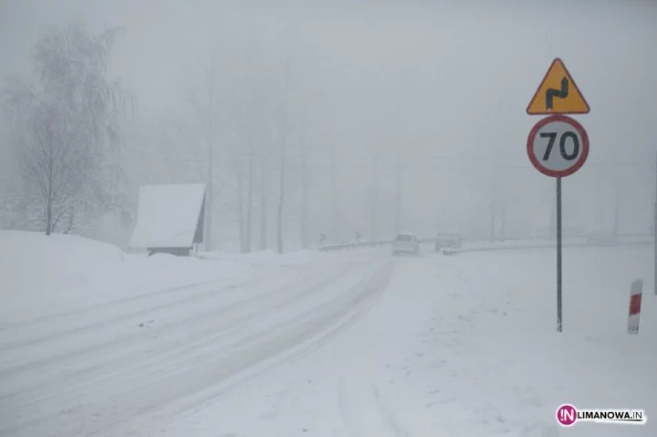 Intensywne opady śniegu w regionie - zdjęcie 13