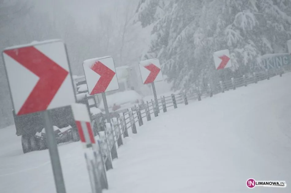 Intensywne opady śniegu w regionie - zdjęcie 16