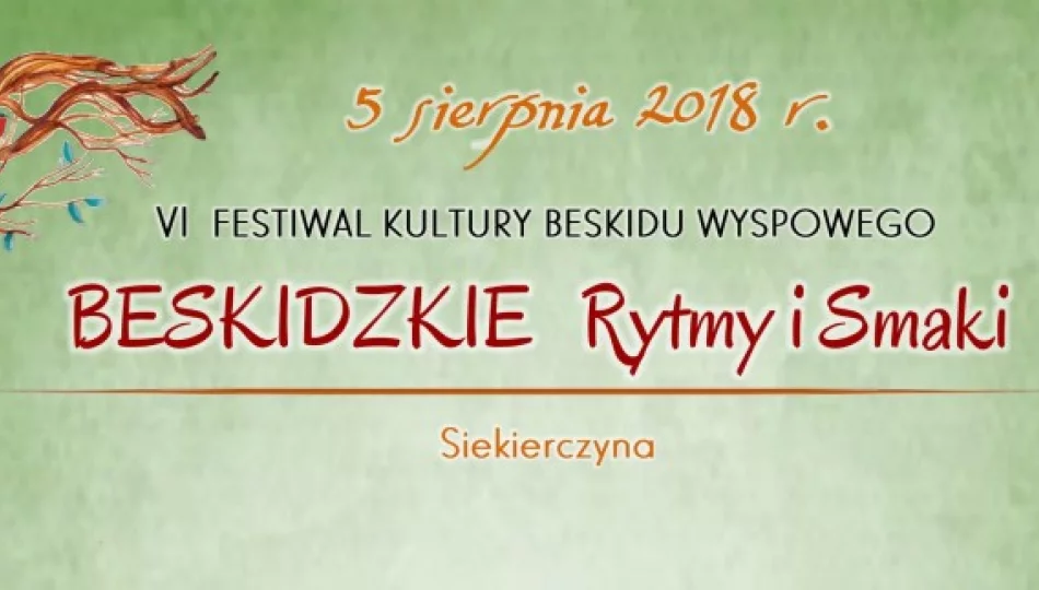 'Beskidzkie Rytmy i Smaki' poznasz w czasie festiwalu - zdjęcie 1