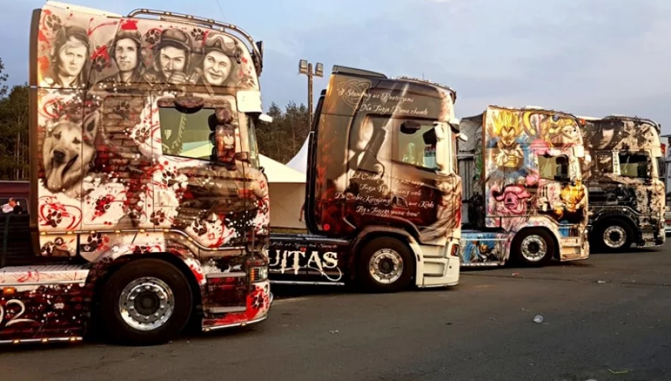 Ciężarówki z Limanowszczyzny zachwycały na zlocie Master Truck - zdjęcie 1