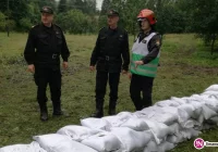 Komendant główny straży odwiedził zniszczone tereny - zdjęcie główne