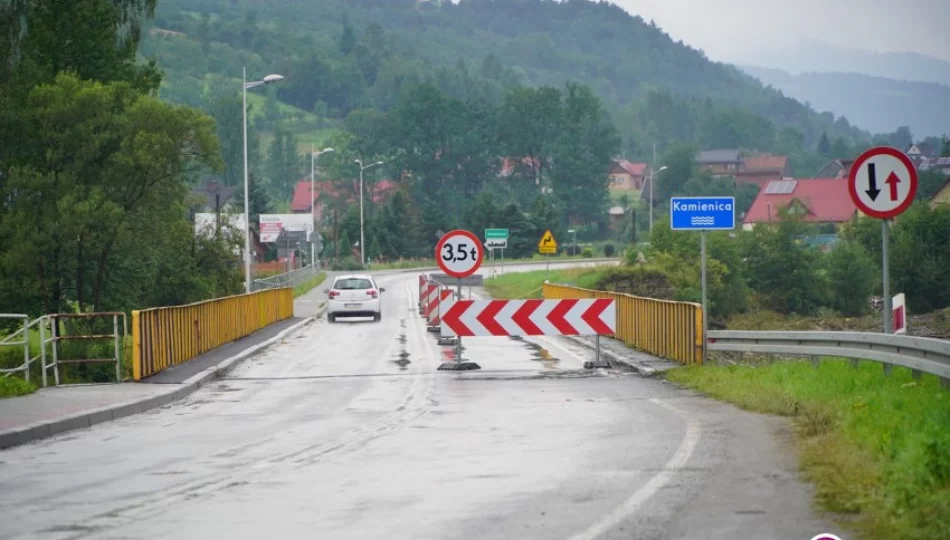 Ruch wahadłowy na moście, ograniczenie do 3,5 t - zdjęcie 1