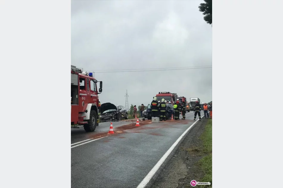 Zderzenie na DK 28. W szpitalu cztery osoby, w tym dwoje dzieci - zdjęcie 2
