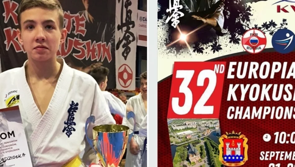 Limanowianin - Jakub Kądziołka wystąpi na ME Karate Kyokushin w Rosji - zdjęcie 1