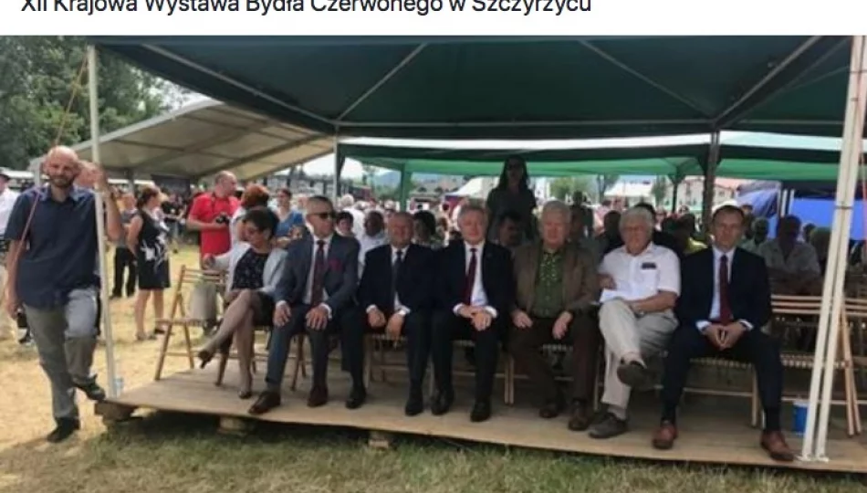 Zabawna fotorelacja powiatu z XII Krajowej Wystawy Bydła Czerwonego - zdjęcie 1