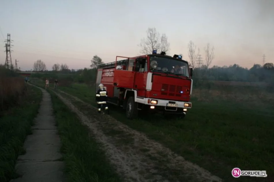 Pożar traw w Bieczu - zdjęcie 3