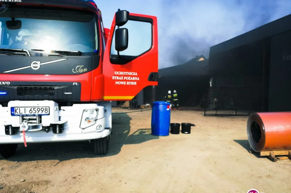 Pożar farby w zakładzie produkcyjnym - zdjęcie 4