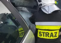 Zapaliło się wnętrze samochodu - zdjęcie główne