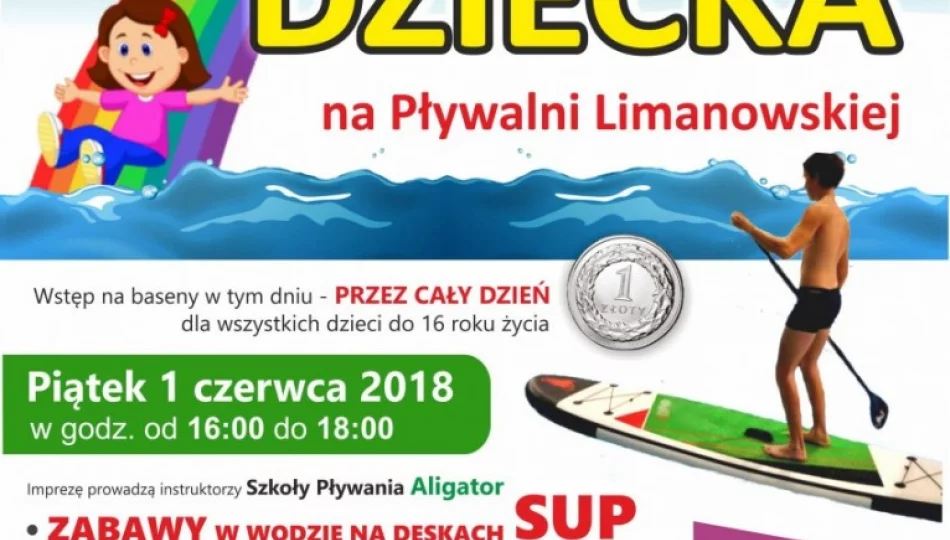 Dziś Dzień Dziecka na Pływalni Limanowskiej - zdjęcie 1