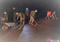 Strzelcy pomagali przy usuwaniu skutków ulewy - zdjęcie główne