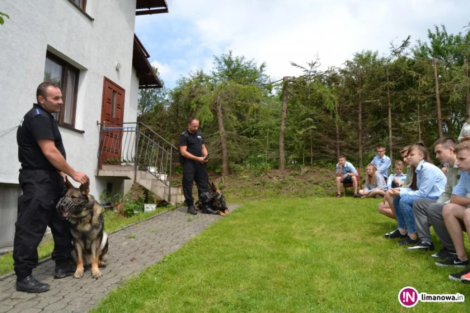 Limanowscy policjanci szkolili młodzież z Lublina - zdjęcie 4