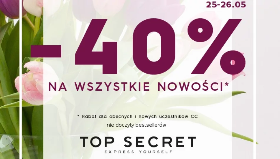 Dzień Matki na  TOP Secret  z - 40% rabatem na najnowszą kolekcję wiosenno-letnią - zdjęcie 1