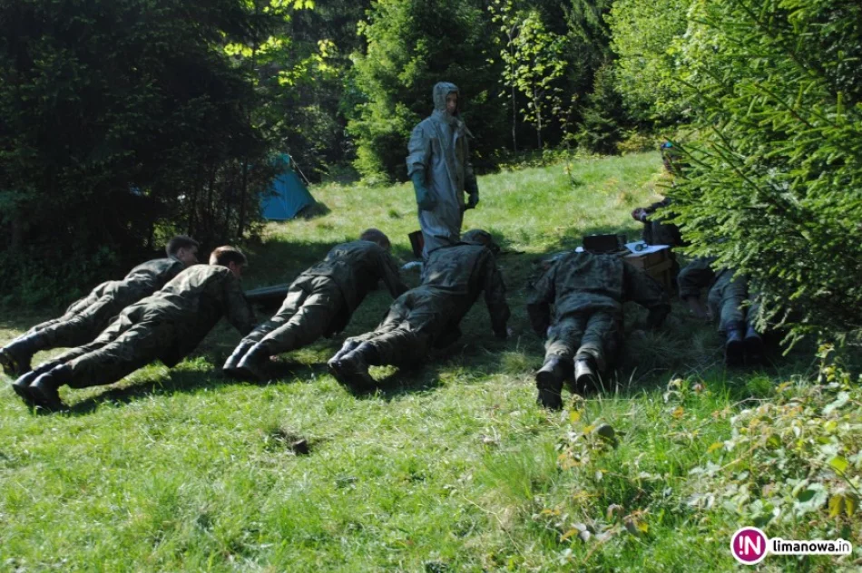 Uczniowie klas mundurowych na obozie szkoleniowym Nowiny 2018 - zdjęcie 4
