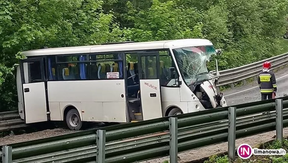 W szpitalu kierująca busem i 5 pasażerów, w tym 4 dzieci (wideo) - zdjęcie 1