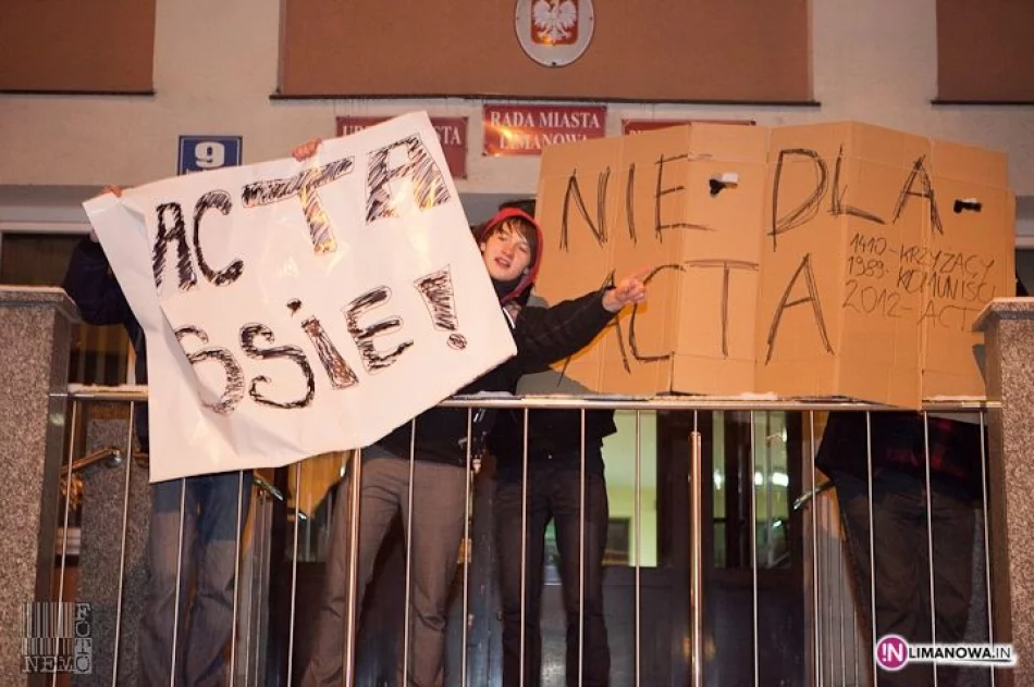 Demonstrowali przeciwnicy ACTA - zdjęcie 10