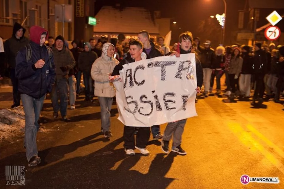 Demonstrowali przeciwnicy ACTA - zdjęcie 16