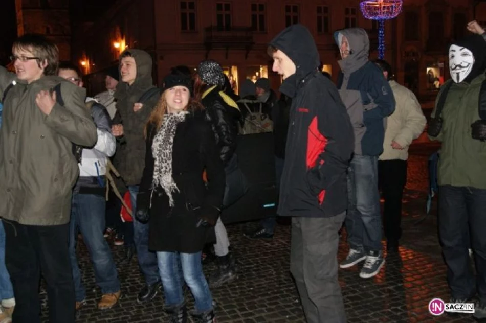 "Nie dla ACTA" - manifestacja sądeczan - zdjęcie 13
