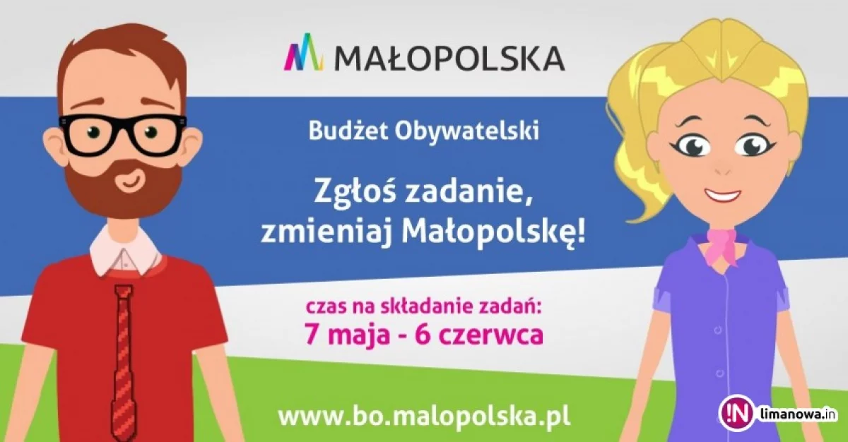 Ruszył nabór zadań do 3. edycji BO Małopolska