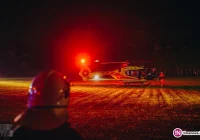 Śmigłowiec zabrał kilkumiesięczne dziecko z dusznością (wideo) - zdjęcie główne