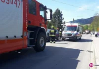 Pięć kolizji jednego dnia. 14-letni chłopiec zabrany do szpitala po zderzeniu Opla i Iveco - zdjęcie główne