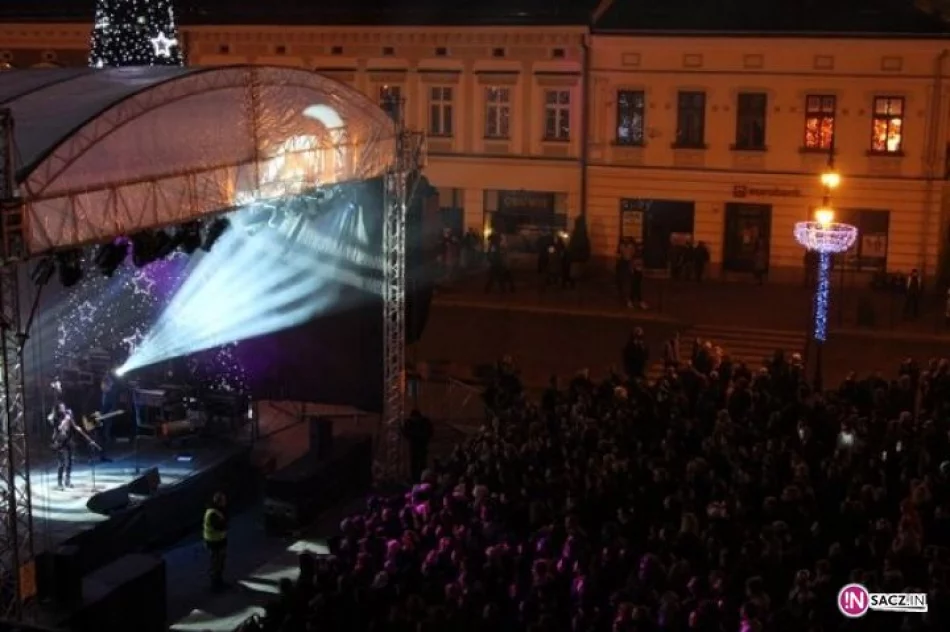Tak witaliśmy 2012 rok na sądeckim Rynku - zdjęcie 2