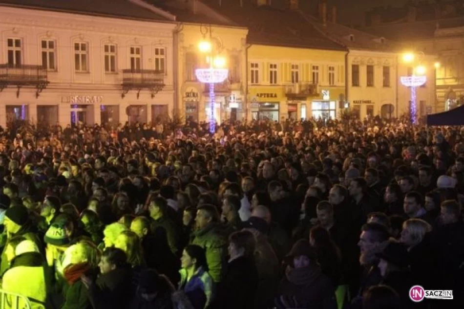 Tak witaliśmy 2012 rok na sądeckim Rynku - zdjęcie 9