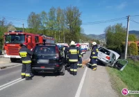 Pasażerka Nissana ucierpiała w wypadku - zdjęcie główne