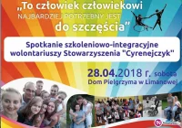 'Cyrenejczyk' organizuje spotkanie szkoleniowo-integracyjne dla wolontariuszy - zdjęcie główne