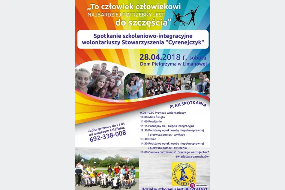 'Cyrenejczyk' organizuje spotkanie szkoleniowo-integracyjne dla wolontariuszy - zdjęcie 2