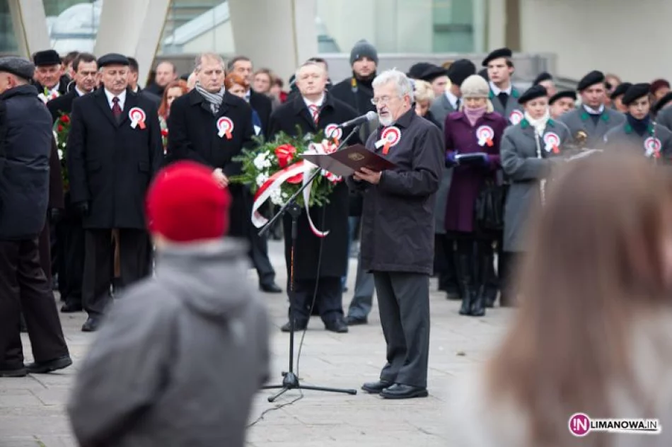 Józef Piłsudski na limanowskim Rynku - zdjęcie 11