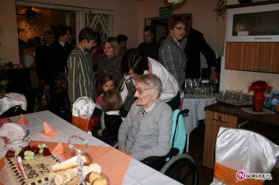 100 urodziny Zofii Gaweł z Gorlic - zdjęcie 1
