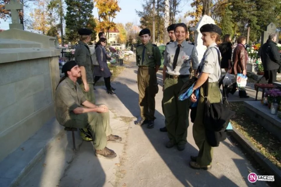 1 listopada - cmentarz komunalny w Nowym Sączu - zdjęcie 3