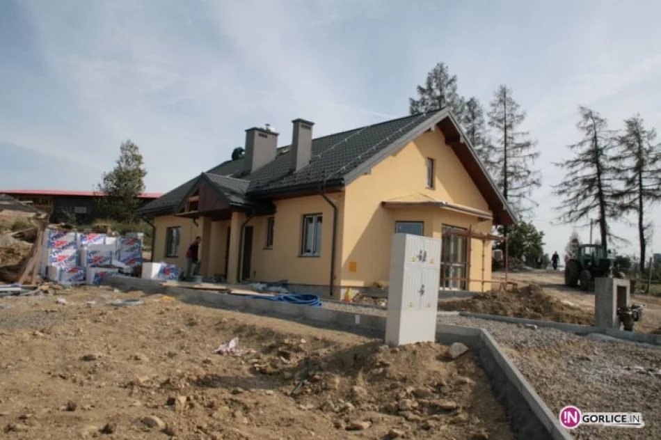 Wizyta na budowie domków dla powodzian w Siedliskach - zdjęcie 5