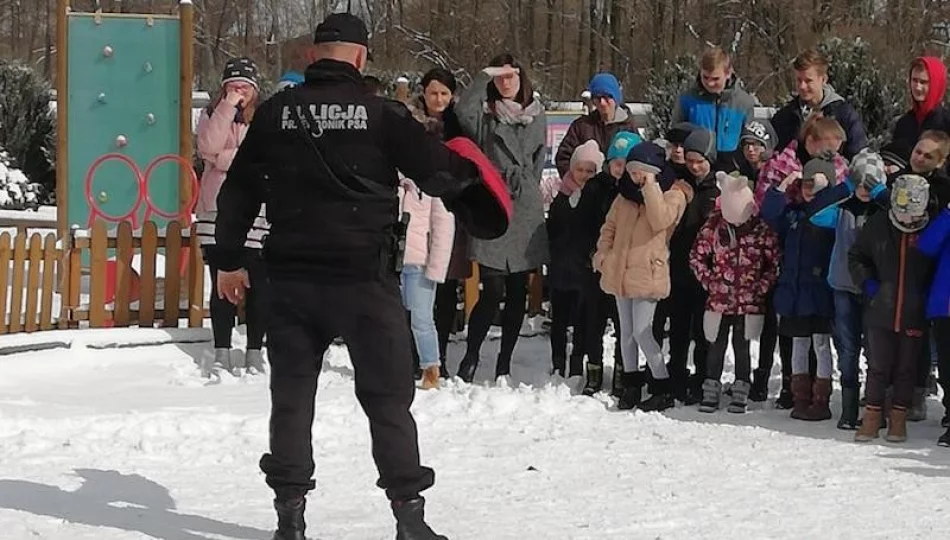 Spotkanie z funkcjonariuszami zamiast wagarów - zdjęcie 1