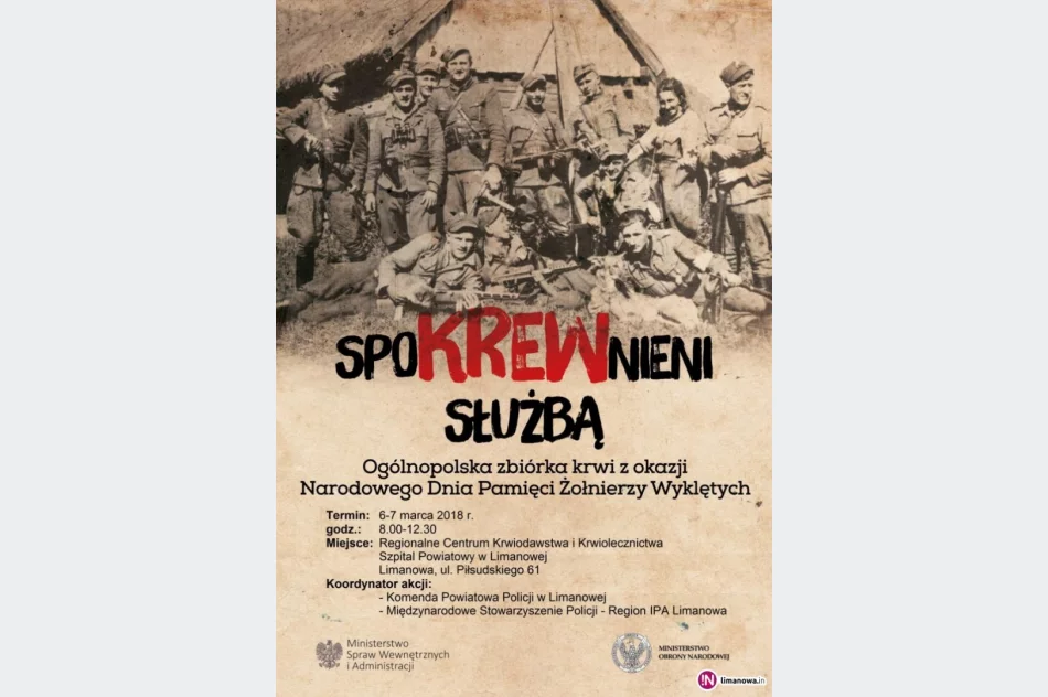 Policjanci 'spoKREWniwni służbą' podzielą się życiem i oddadzą hołd Wyklętym - zdjęcie 2