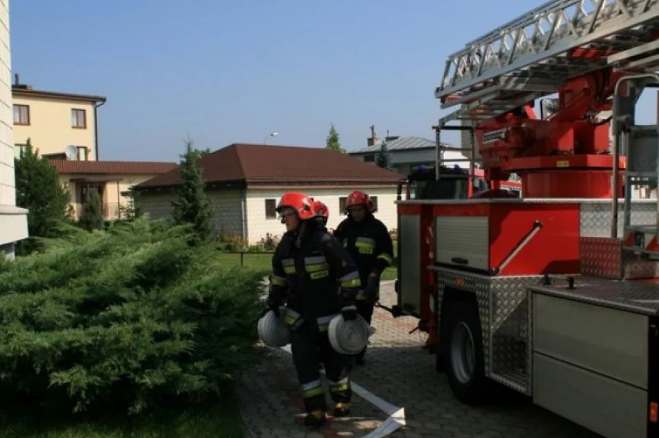 Ćwiczenia straży w kościele - zdjęcie 13