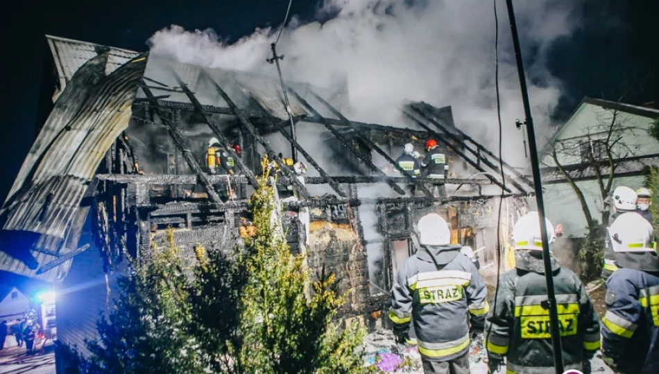 Tragiczny skutek pożaru - zginęła 95-letnia kobieta (wideo) - zdjęcie 1