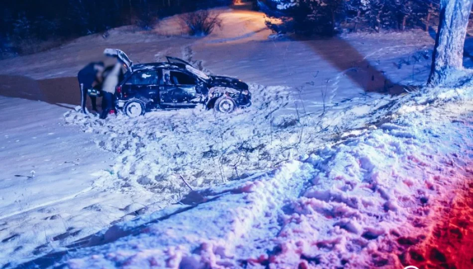 Trudne warunki i kolizje - lepiej zdjąć nogę z gazu - zdjęcie 1