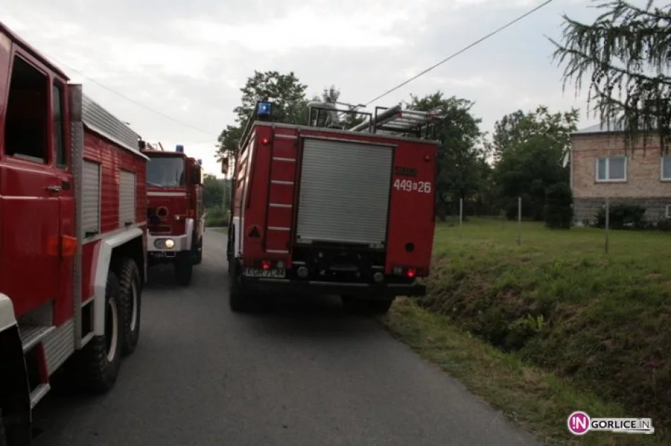 Pożar budynku gospodarczego w Pagorzynie - zdjęcie 5