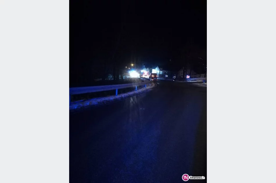 Honda wypadła z drogi i dachowała - zdjęcie 4