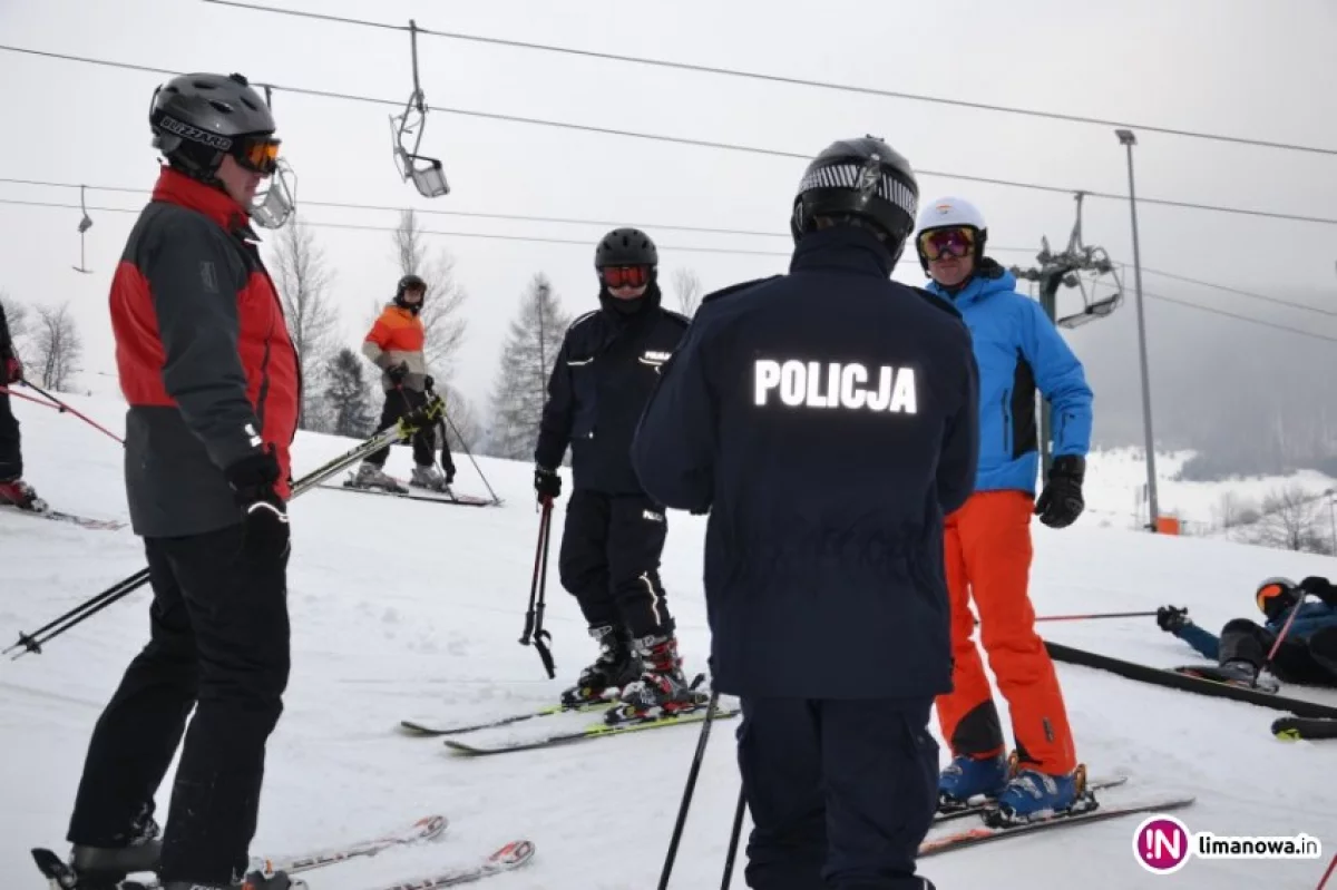 Policja zwróci uwagę na zbyt brawurową jazdę na nartach