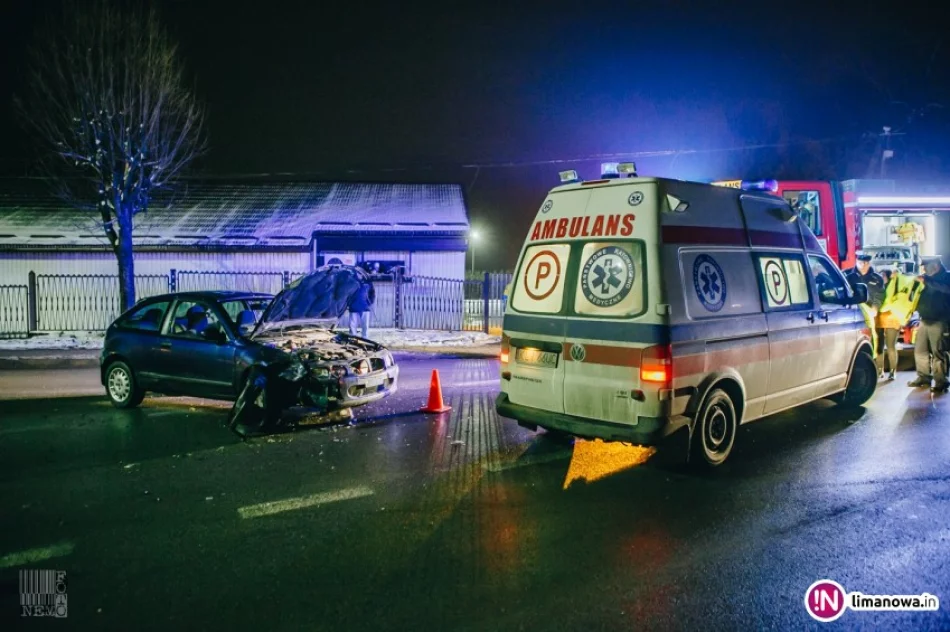 Zderzenie dwóch samochodów - ranna jedna osoba (wideo) - zdjęcie 3