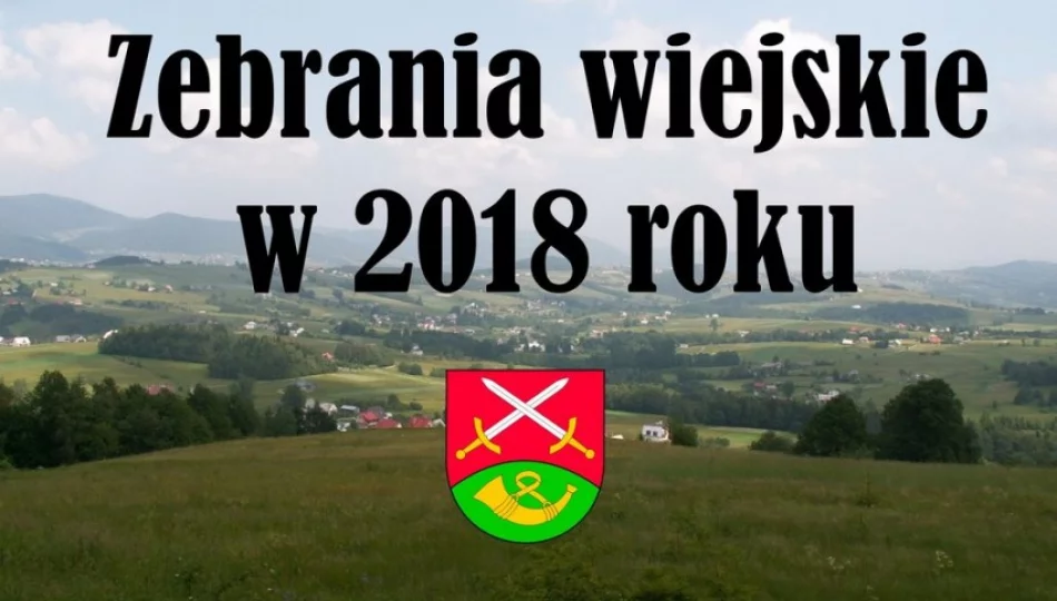 Rozpoczynają się zebrania w sołectwach - zdjęcie 1