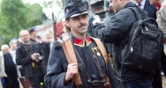 Pociąg retro na stacji w Limanowej - zdjęcie 2