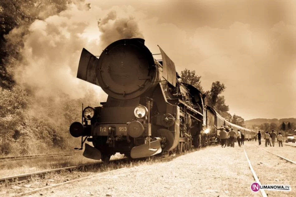 Pociąg retro w Limanowej - zdjęcie 3