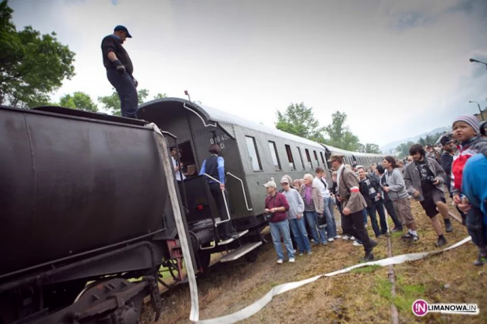Pociąg retro w Limanowej - zdjęcie 18