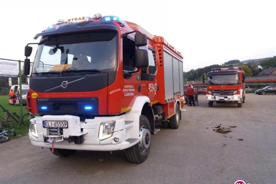 Wypadek motocyklisty, rannego zabrał LPR - zdjęcie 3