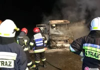 Bus spłonął doszczętnie. 30 tys. zł strat - zdjęcie główne